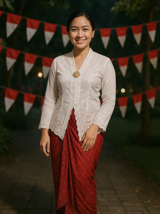 7 Ide Outfit untuk Malam Tirakatan 17 Agustus 1945 HUT RI ke-80, Tampilan yang Nyaman dan Penuh Nuansa Nasionalisme