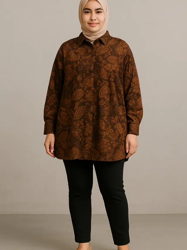 Tunik Batik Oversized (Foto: ChatGPT)