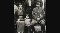 PM Jepang Hideaki Tojo dan keluarganya. Tojo memimpin Kekaisaran Jepang di Perang Dunia II. Dok: Wikicommons