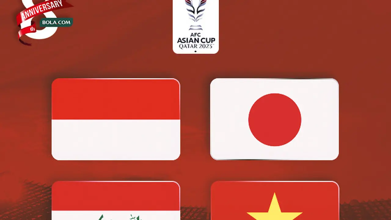 Piala Asia 2023 - Indonesia, Jepang, Irak, Vietnam