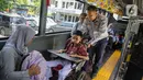 Pengoperasian armada khusus ini merupakan wujud komitmen Pemprov DKI Jakarta membangun Jakarta sebagai kota yang ramah penyandang disabilitas melalui penyediaan sejumlah fasilitas pendukungnya. (Liputan6.com/Angga Yuniar)