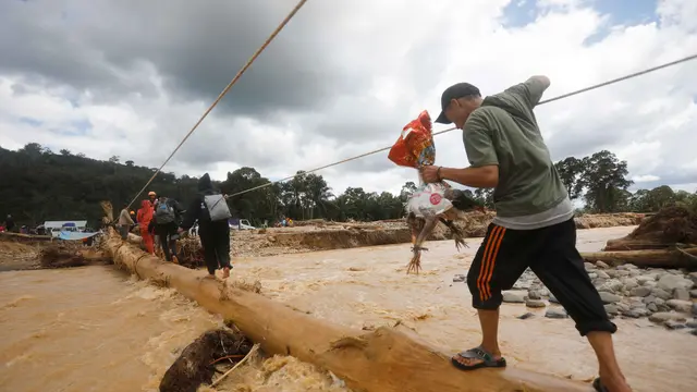 Terdampak Bencana Banjir dan Longsor, Wilayah Batang Toru Tapanuli Selatan Nyaris Rata dengan Tanah