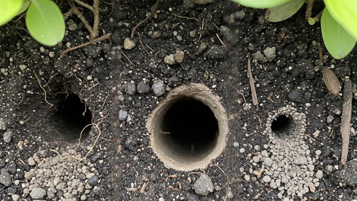 Cara Membedakan Lubang Ular, Tikus, dan Serangga di Kebun Belakang Rumah