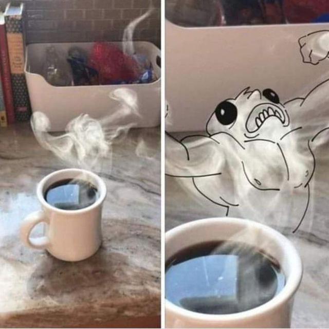 6 Potret Minuman Seperti Berekspresi Ini Unik, Muncul dengan Sendirinya