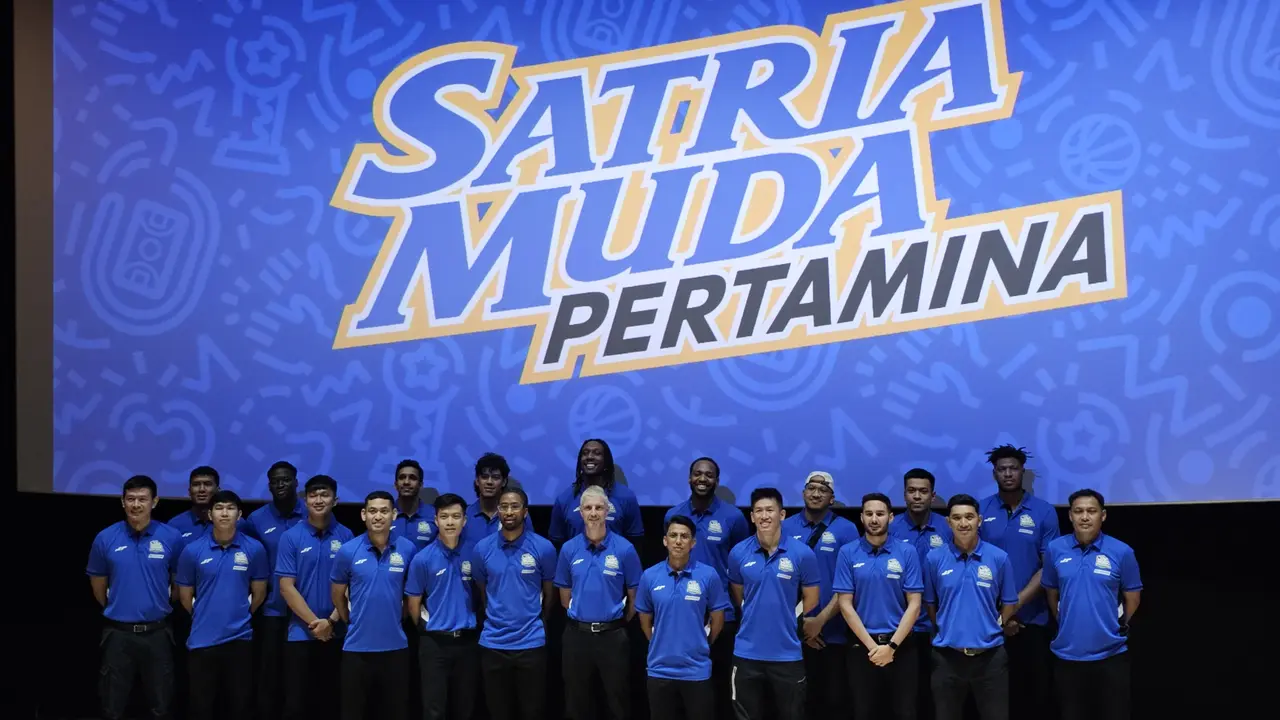Para pemain Satria Muda Pertamina untuk IBL 2024