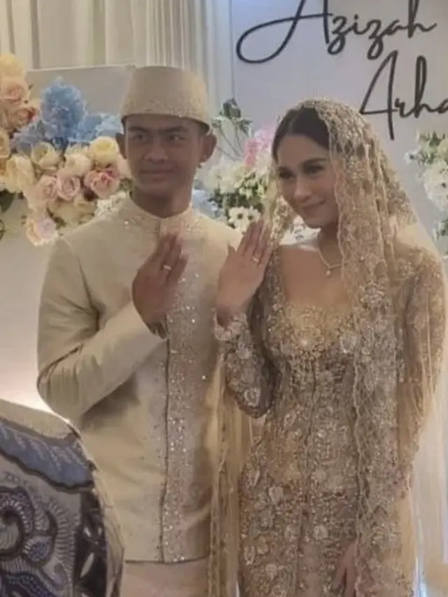 Pratama Arhan dan Azizah saat akad nikah. [@pratamaarhan_226]