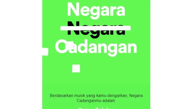 Spotify Negara Cadangan