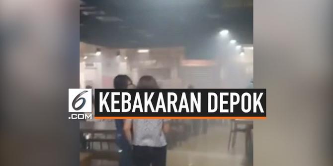 VIDEO: Kebakaran ITC Depok, Hanya 1 Kios di Area Makan