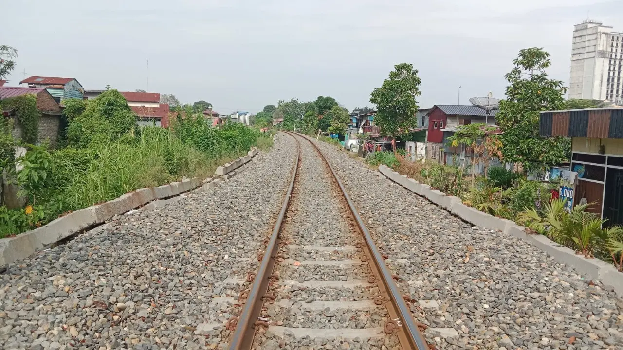 Jalur kereta api lintas Medan-Binjai