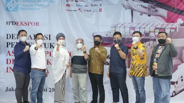 Sejumlah platform digital ekspor mendirikan Asosiasi Platform Digital Ekspor Indonesia (APDEI). (Dok. APDEI)