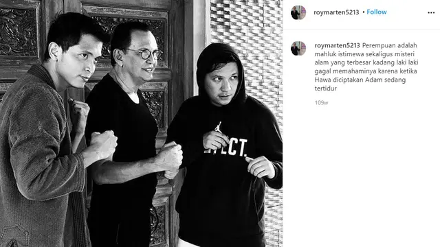 7 Pesan Bijak Roy Marten, Sempat Viral di Media Sosial