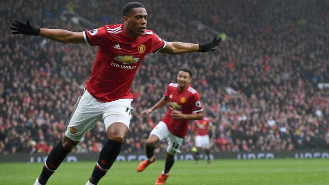 FOTO: Anthony Martial Antar MU Bungkam Tottenham