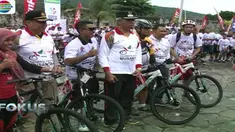 Peserta Gowes Pesona Nusantara bisa menikmati obyek-obyek wisata yang ada di tengah Kota ternate.