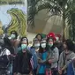 Mahasiswa ISI menolak HTI masuk kampung (Liputan6.com / Switzy Sabandar)