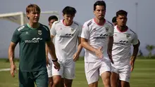 Thom Haye dalam sesi latihan Timnas Indonesia di Bali United Training Center, Gianyar, Bali, Sabtu (18/7/2926). (Bola.com/Alit Binawan)