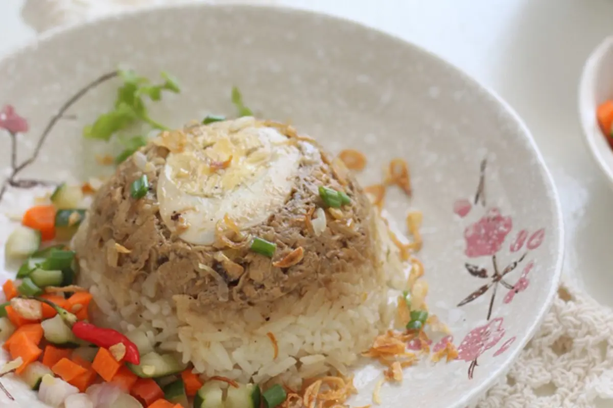 nasi tim ayam