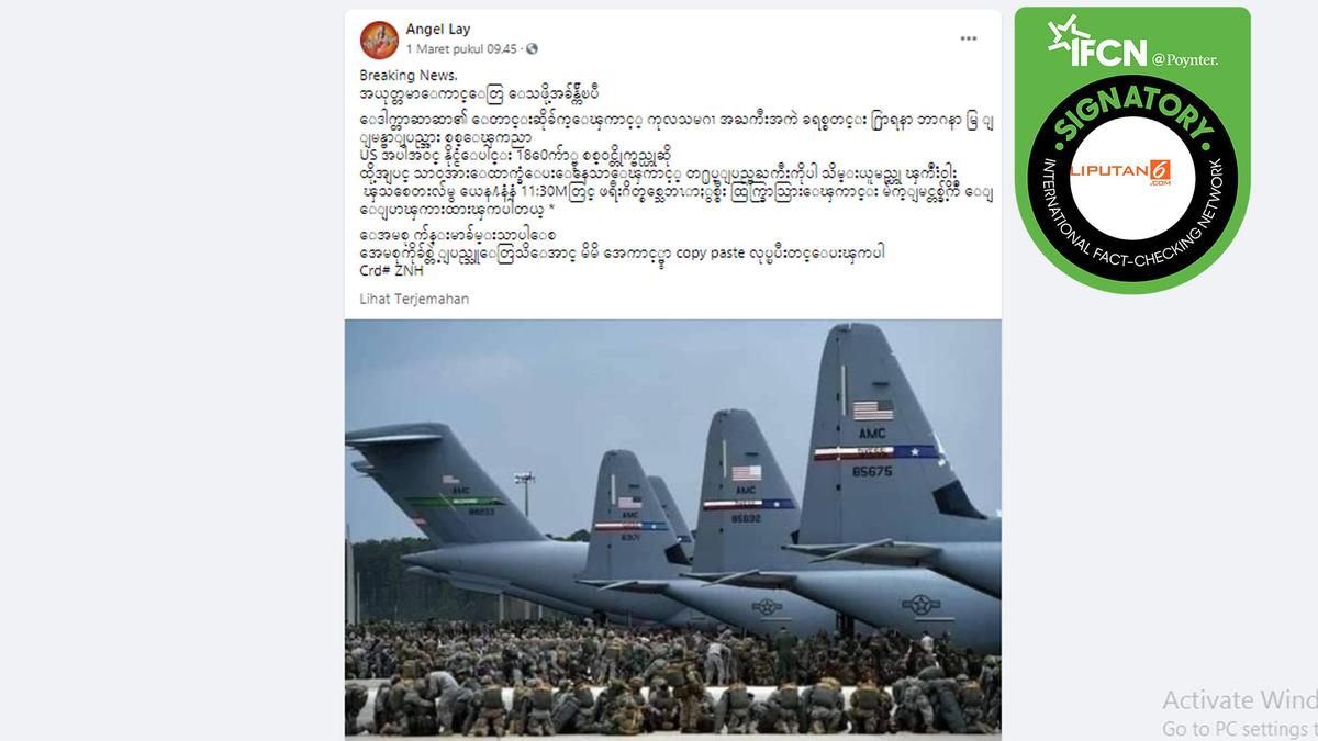 Deretan Hoaks Seputar Myanmar: Diserang AS hingga Penampakan Gempa