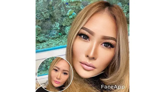 Ikuti Trend 'Oplas' FaceApp, Ini 6 Gaya Inul Daratista yang Curi Perhatian