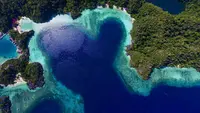 Teluk Cinta, Sombori, Sulawesi Tengah. (dok. Instagram @dhi_pict/https://www.instagram.com/p/BrWVsILlnBw/Asnida Riani)