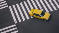 Ilustrasi taksi di Jepang (dok.unsplash/ Dil)