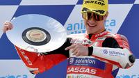 Juara dunia Moto3 2022, Izan Guevara. (Paul CROCK / AFP)