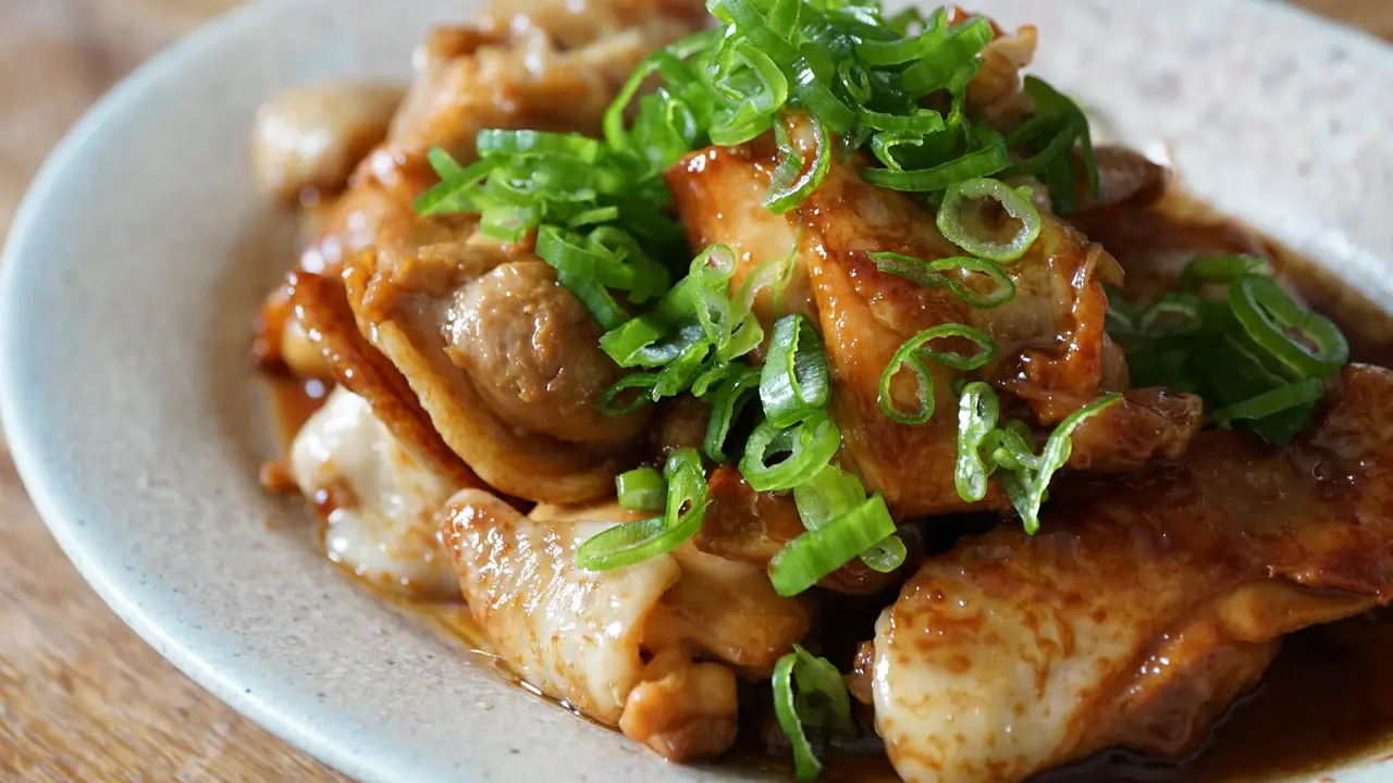 Ilustrasi ayam teriyaki