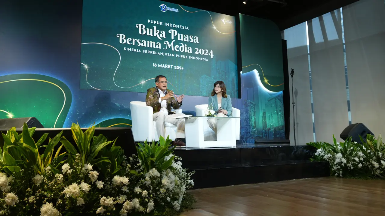 Direktur Utama PT Pupuk Indonesia (Persero) Rahmad Pribadi dalam Media Gathering, di Jakarta, dikutip Selasa (19/3/2024).