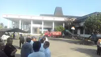 Hanya tersisa beberapa ruang utuh di belakang gedung DPRD Bengkulu.