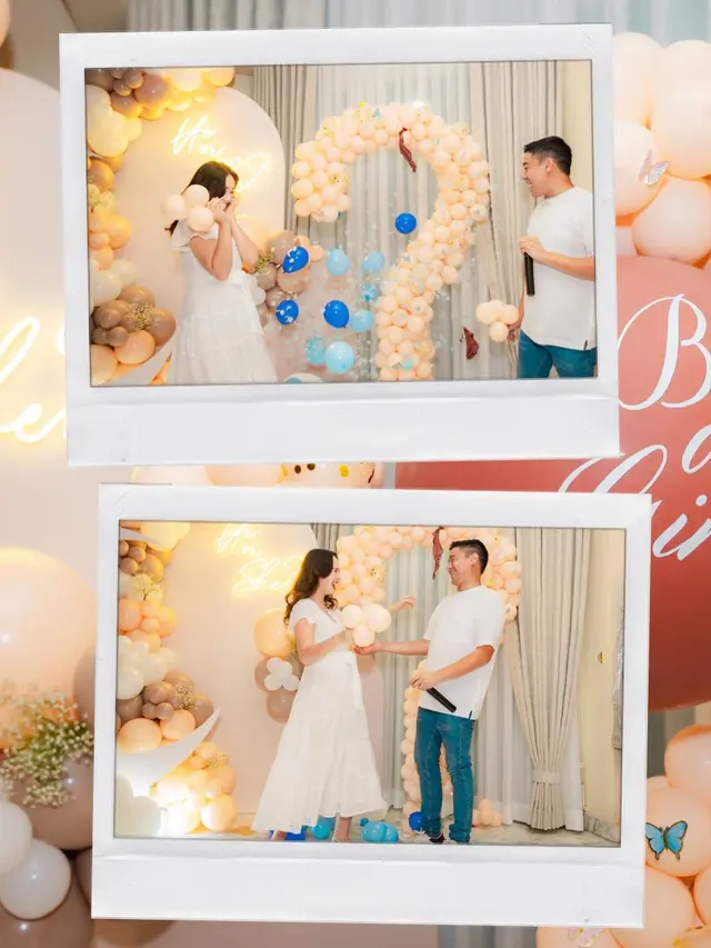 Hamil Anak Pertama, Ini 7 Momen Pamela Bowie Gelar Gender Reveal