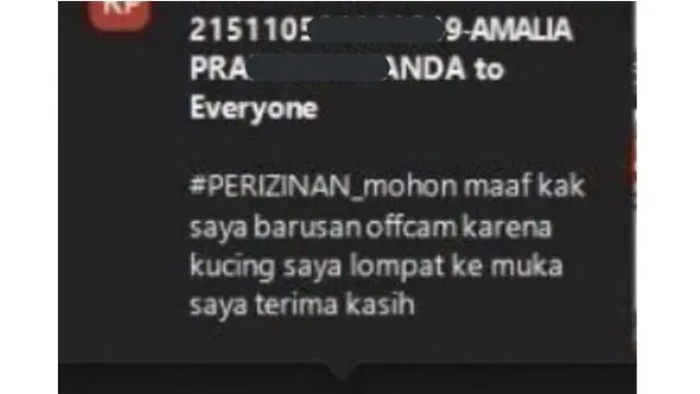 6 Alasan Murid Izin Off Kamera Karena Hewan Ini Kocak
