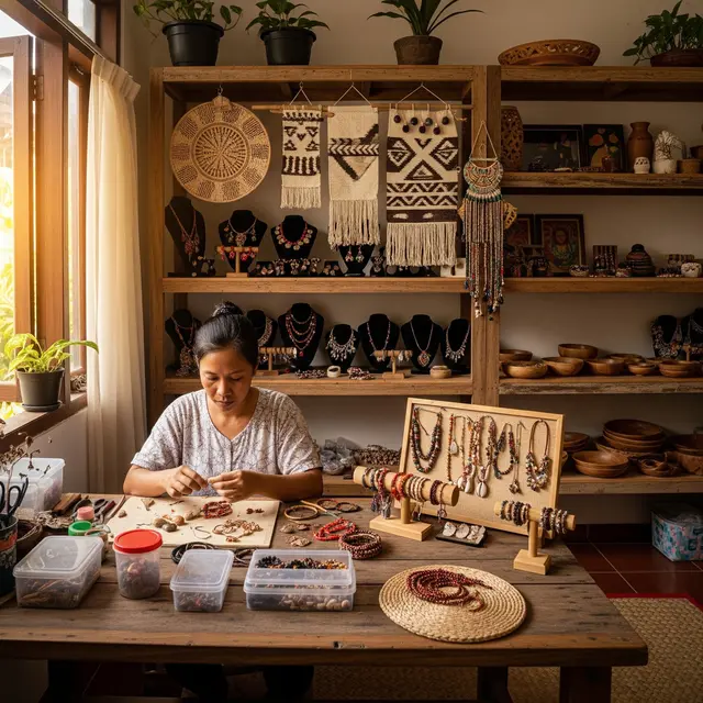 Ide Usaha untuk Ibu Rumah Tangga Model Jualan Produk Kerajinan Tangan