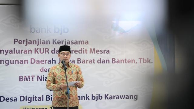 Resmikan Desa Digital Parakan Binaan bank bjb, Ridwan Kamil ...