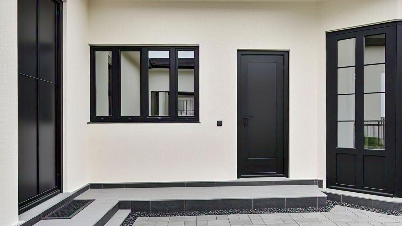 Cream White & Slate Black