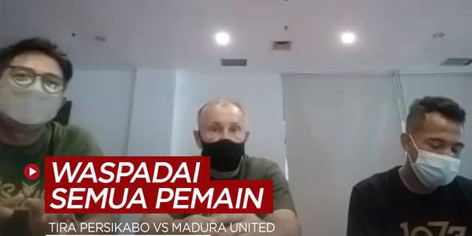 VIDEO: Pelatih Tira Persikabo, Igor Kriushenko Minta Waspadai Semua Pemain Madura United Jelang Laga BRI Liga 1