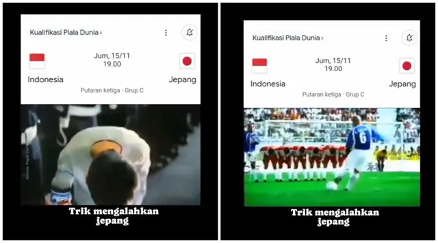 Potret 6 meme kocak jelang Indonesia vs Jepang, nostalgia zaman penjajahan