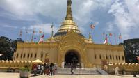 Pagoda Taman Alam Lumbini. Foto: Liputan6.com/Unoviana Kartika