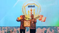 bank bjb meraih predikat Top BUMD 2023 dan Golden Award dari majalah Infobank.