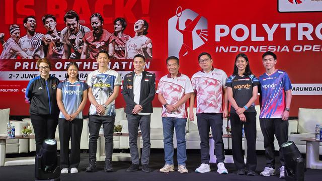 Jumpa pers Polytron Indonesia Open 2026