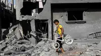  Israel Terus Gempur Gaza Meski Sepakati Gencatan Senjata