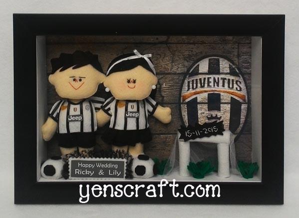 Boneka couple jersey Juventus
