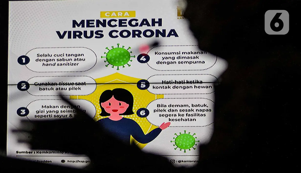 Juru bicara pemerintah untuk penanganan virus corona, Achmad Yurianto memberikan keterangan di Kantor Staf Presiden, Komplek Istana Negara, Jakarta, Kamis (5/3/2020). Keterangan terkait isu virus corona serta mengantisipasi informasi hoaks tentang virus tersebut. (Liputan6.com/Faizal Fanani)