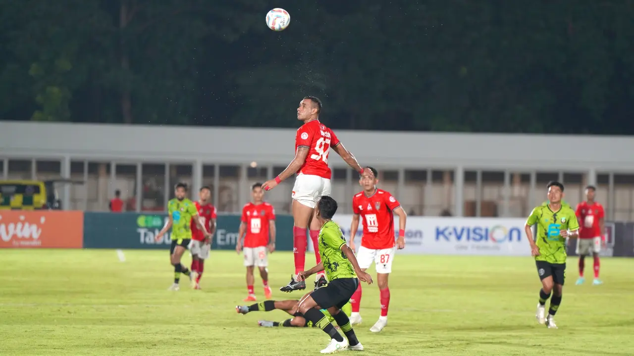 Jose Wilkson - Malut United vs FC Bekasi City di Stadion Madya, Gelora Bung Karno, Jakarta.