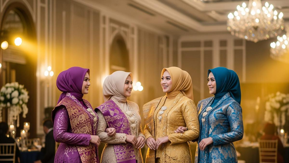7 Model Brokat Gamis untuk Orang Gemuk 2025, Tampilkan Siluet Lebih Ramping &amp; Anggun