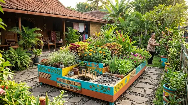 Ide Dekorasi Bedengan Tanaman