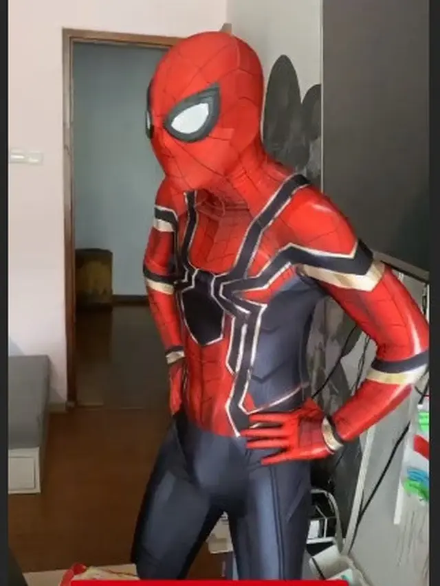 7 Momen Kejutan Ulang Tahun Putra Omesh Ke-3, Jadi Spiderman
