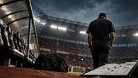 Ilustrasi pelatih kena pecat. (Bola.com/AI)