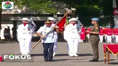 Sertijab Danpaspampres ditandai dengan pengucapan sumpah jabatan dan penandatanganan naskah serah terima jabatan.
