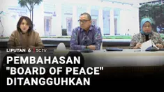 Kementerian Luar Negeri RI menyatakan bahwa pembahasan terkait implementasi Board of Peace untuk sementara ditangguhkan, menyusul meningkatnya ketegangan di Timur Tengah. Pemerintah saat ini masih memantau situasi dan fokus pada perlindungan warga ne...