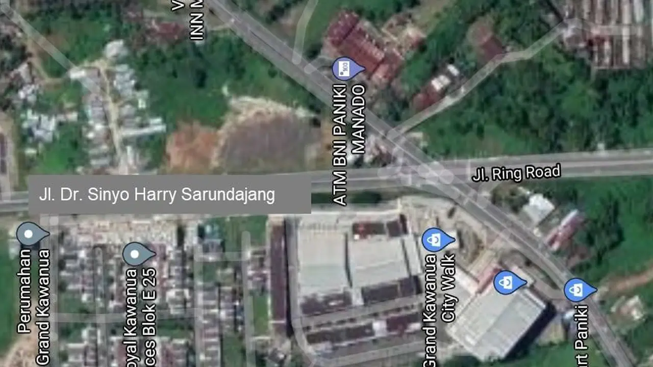 Jalur Ringroad Transmart Kaiwatu ke Bengkol Manado dinamai Jalan Dr Sinyo Harry Sarundajang.