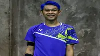 Fajar Alfian tampil dengan rambut biru di Thailand Terbuka 2021 sebagai wujud kekagumannya terhadap Persib. (Persib).